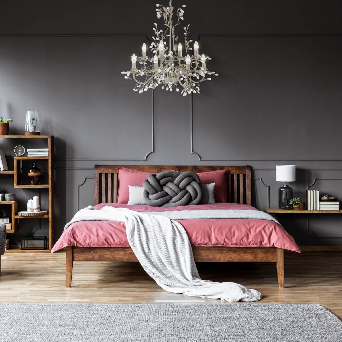 Searchlight Almandite - Luster - Ø 74 X 133 Cm - Crème Goud