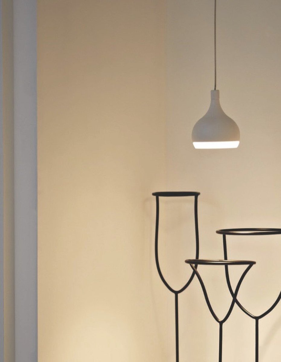 Artdelight Ohio - Hanglamp - Ø 8 X 159,5 Cm - 6W Dimbare LED Incl. - Wit
