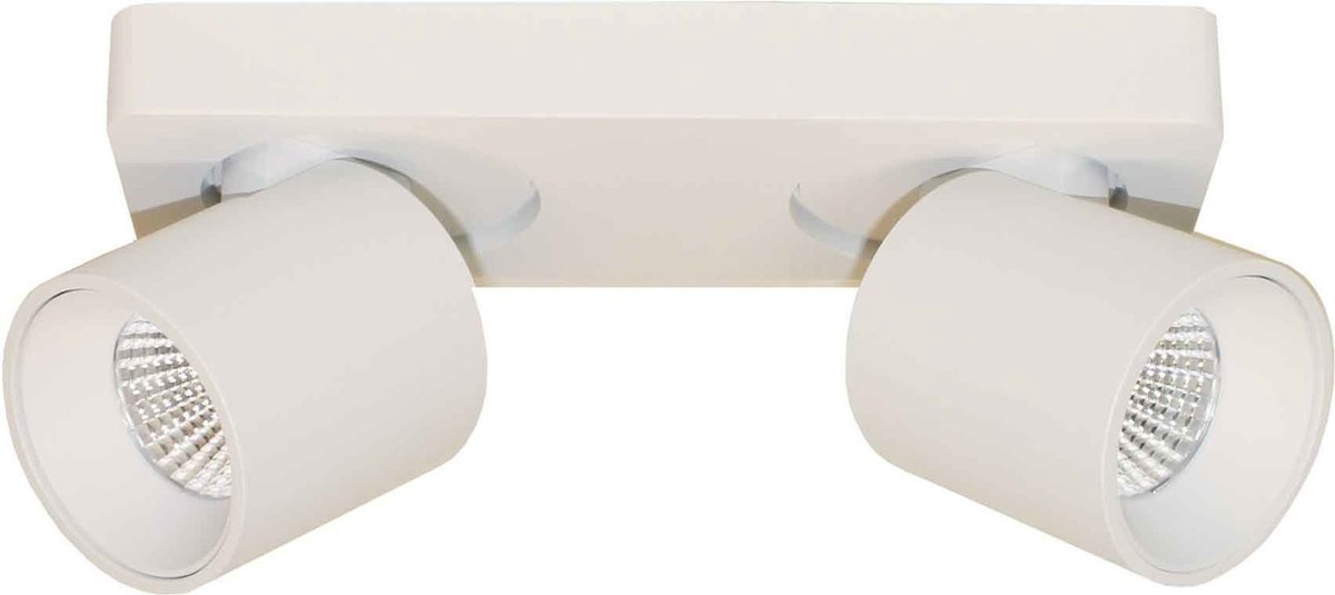 Artdelight Laguna - Opbouwspot 2L - 22 X 8,5 X 9,5 Cm - 2 X 6W Dimbare LED Incl. - Wit
