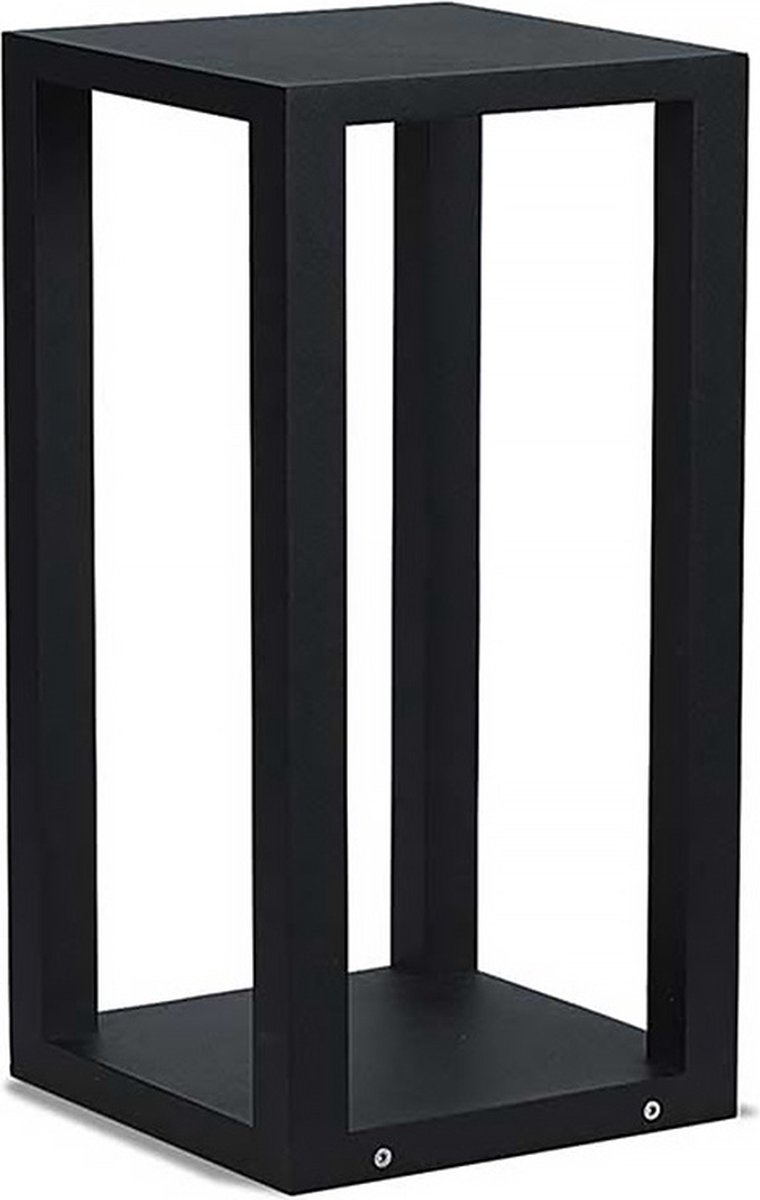 Artdelight Kenton - Tuinpaal - 20 X 20 X 40 Cm - 10W Dimbare LED Incl. - IP54 - Zwart