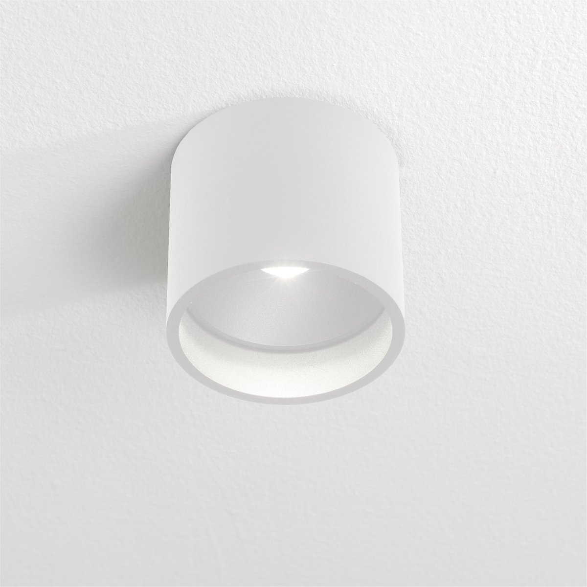 Artdelight Ormond - Buiten Plafondverlichting - Ø 11 X 10 Cm - 7W Dimbare LED Incl. - IP54 - Wit