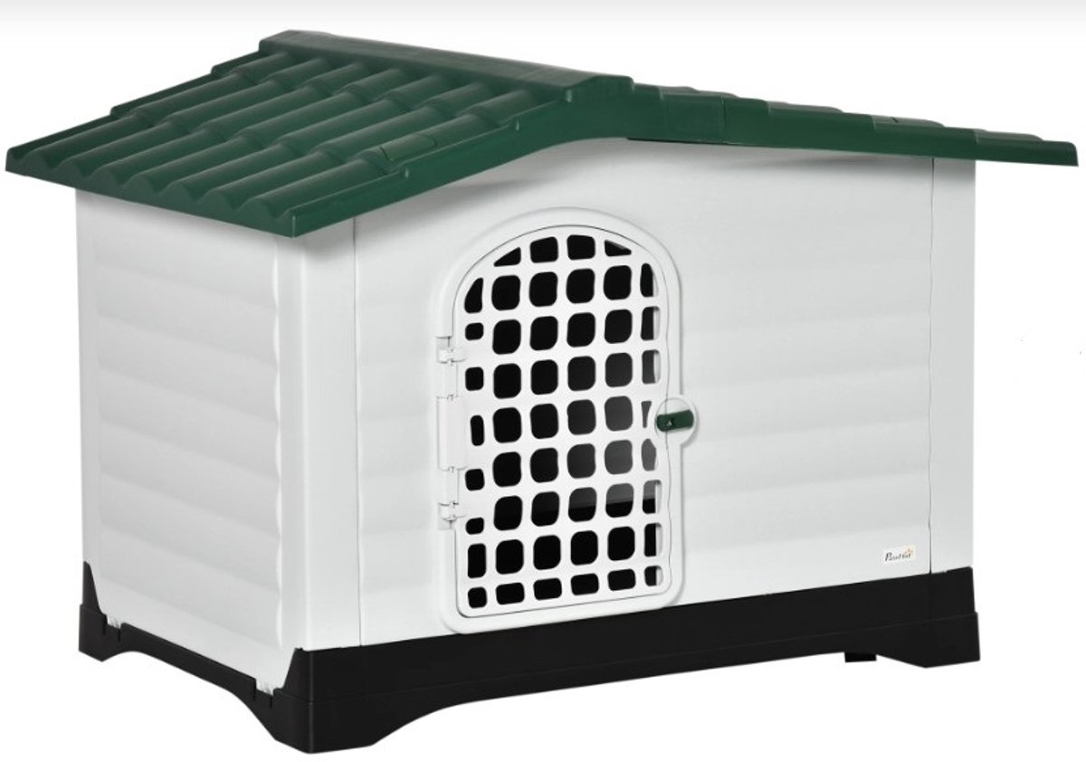 Topmast Hondenhok kunststof Rooftop - weersbestendig Medium 68,9 x 91,4 x 66,0 cm