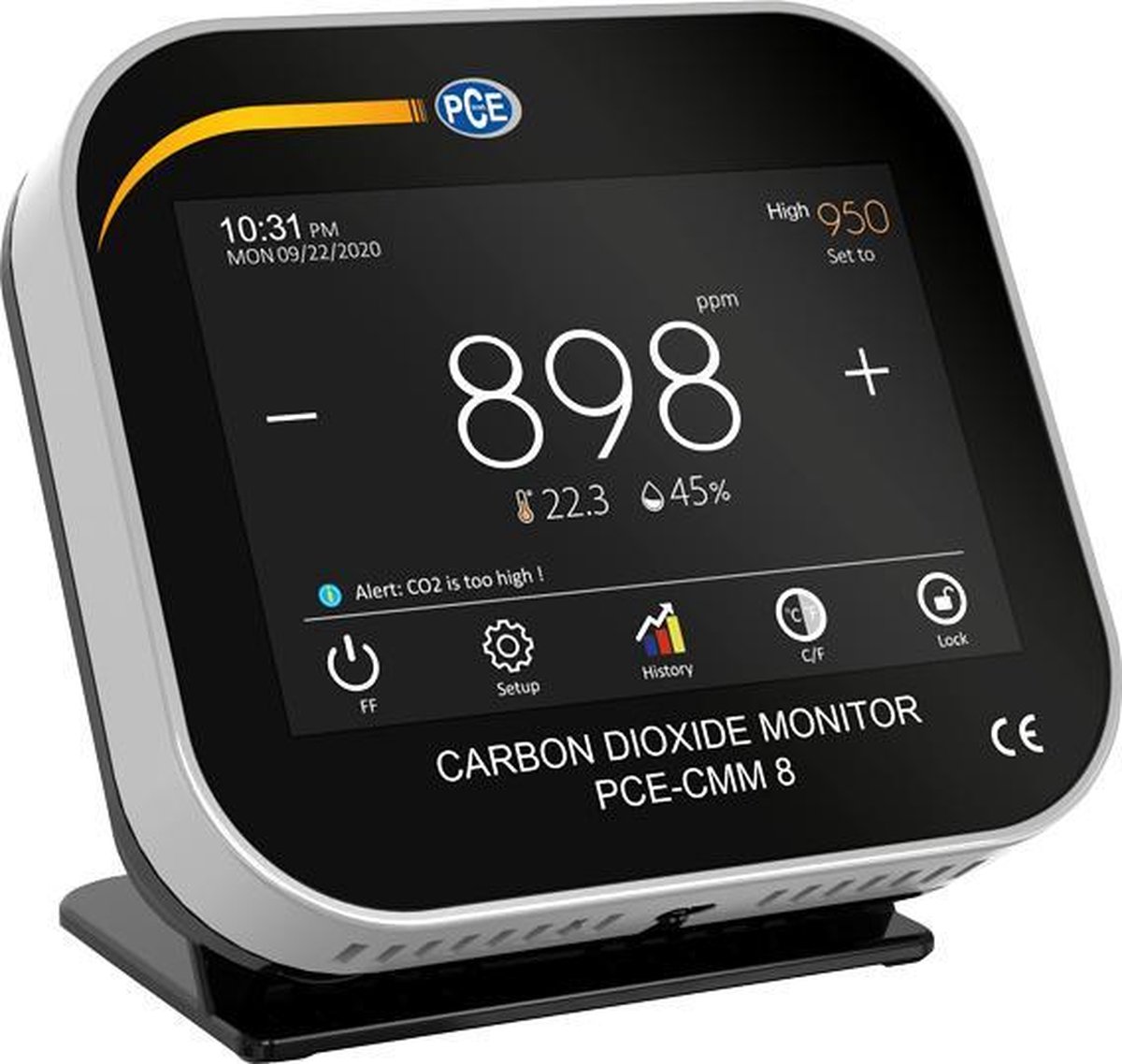 PCE Instruments PCE-CMM 8 Aerosolmeter Kalibratie Fabrieksstandaard (zonder certificaat)