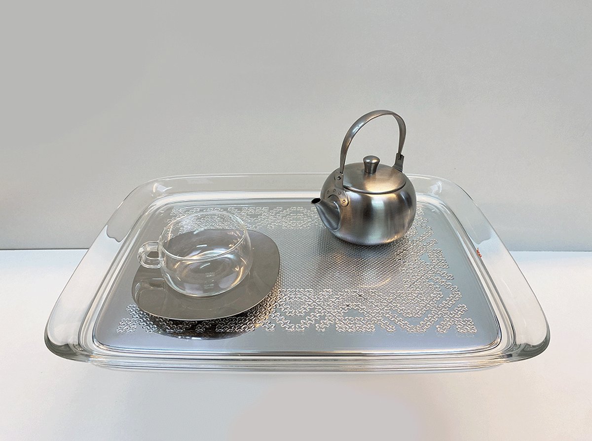 Kartell - Teatime Dienblad 44x33 Chrome