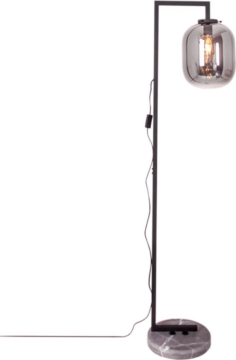 By Rydéns - Leola Vloerlamp Black/Smoke Grey