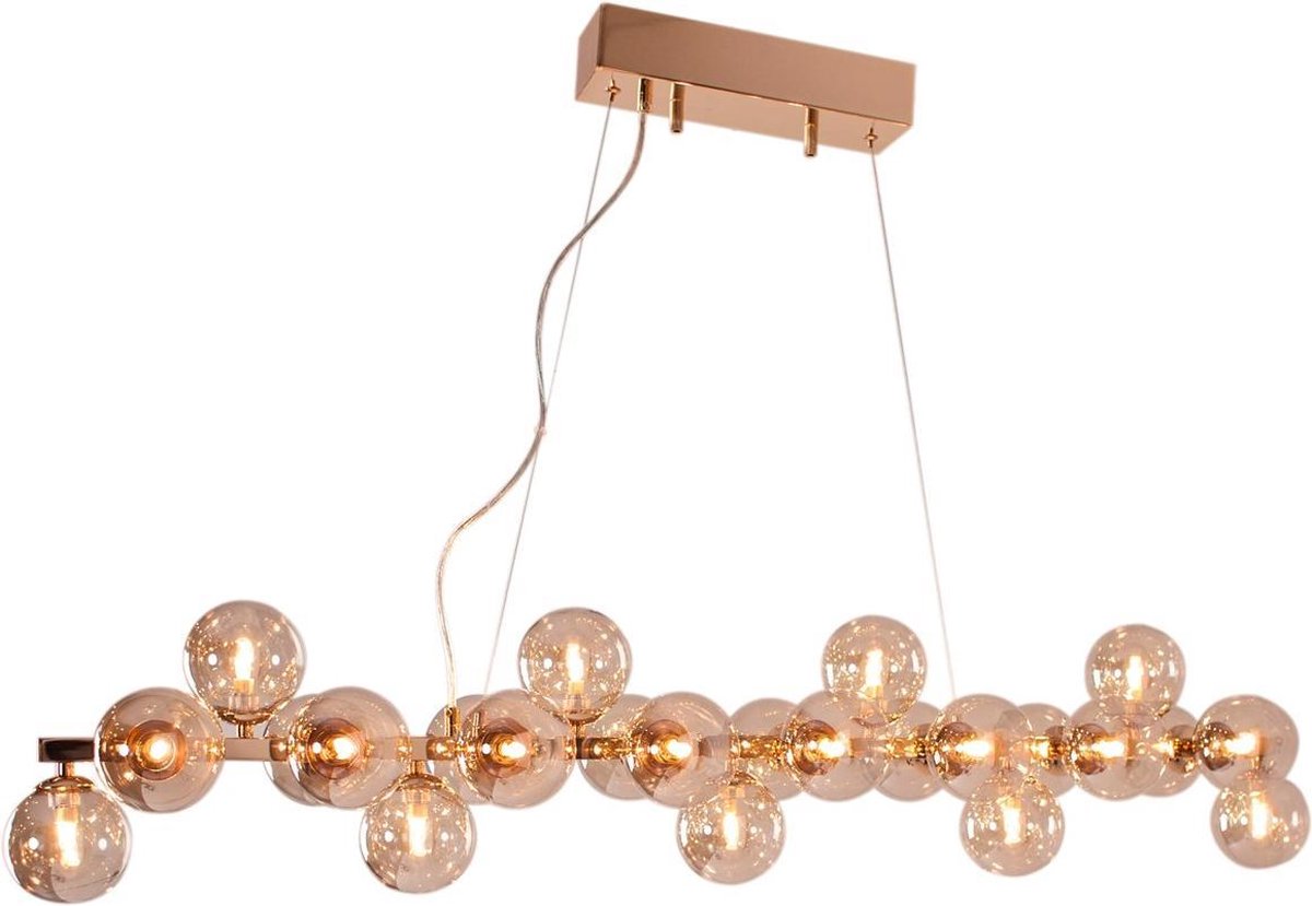 By Rydéns - Splendor Bar Hanglamp Gold/Amber