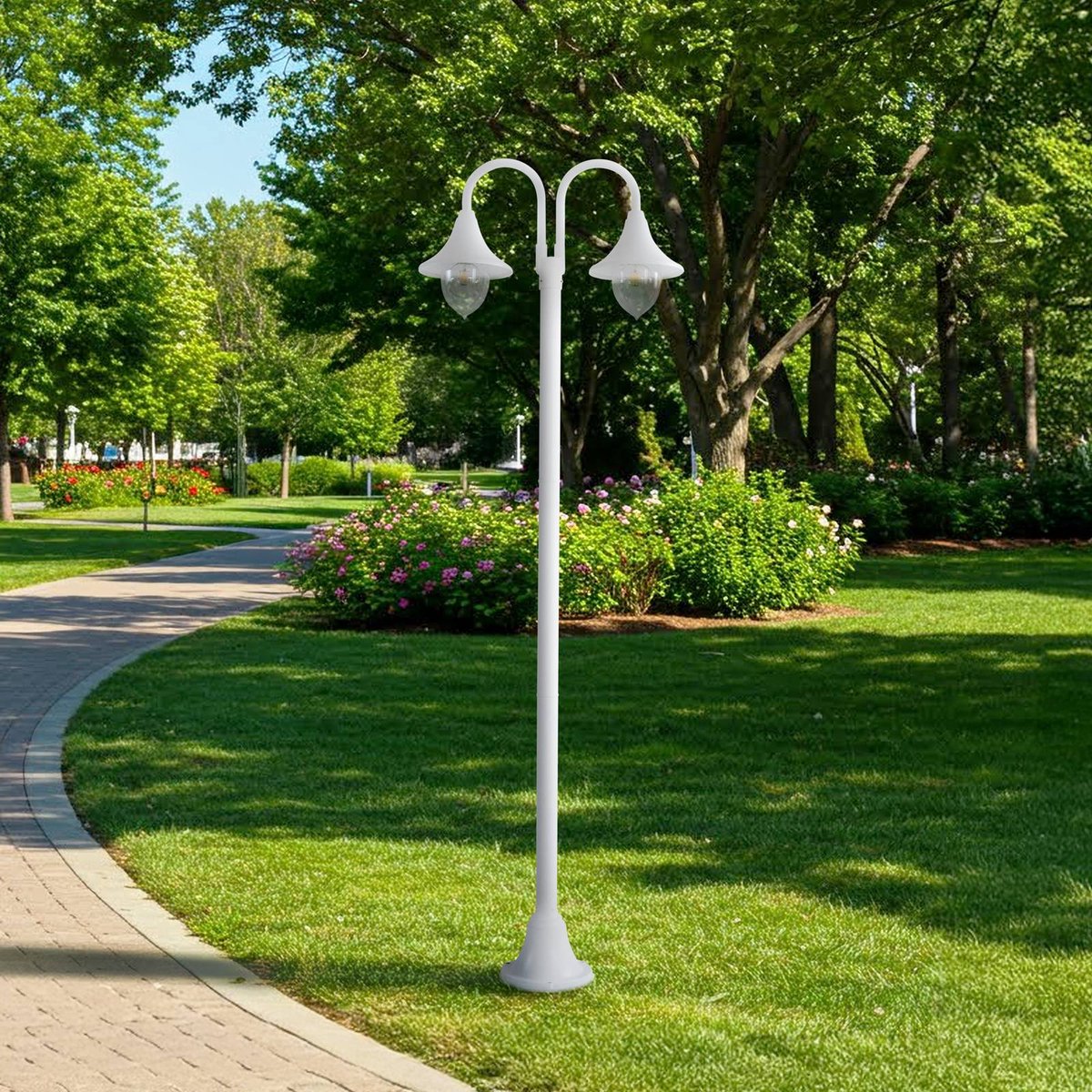 Lindby - Madea Buiten Lamp Wit