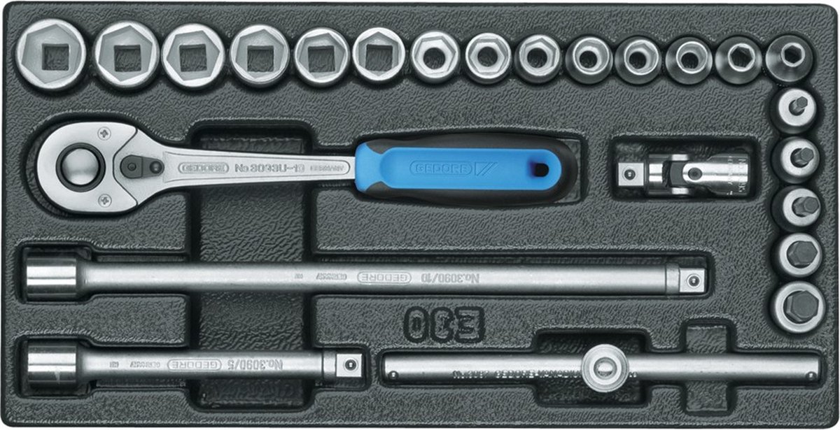 Gedore Gereedschapsortiment in module - 6626070