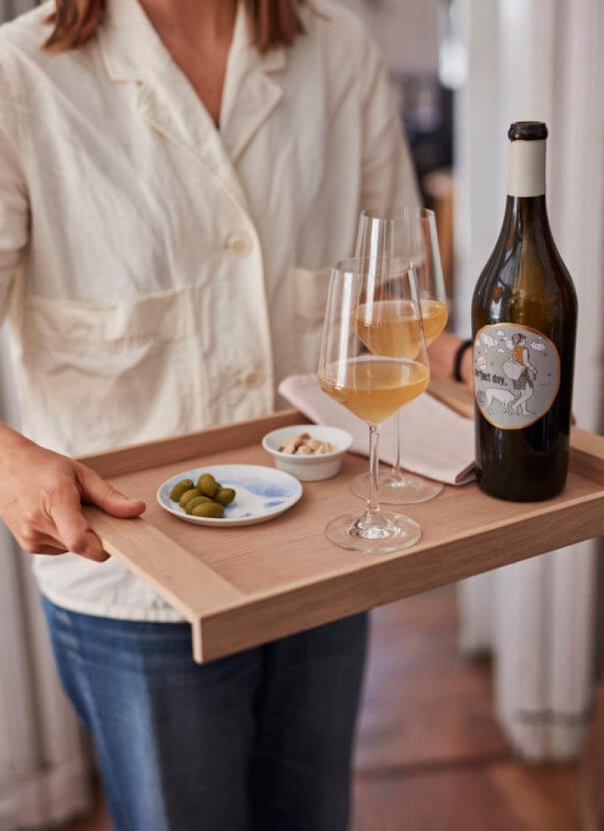 FRITZ HANSEN - No. 10 Dienblad Large Oak Skagerak by