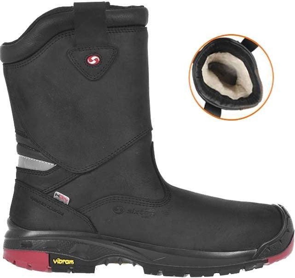 Sixton Peak Canyon Laars S7 30519-08 | Zwart | Maat 41 - 8053470576577