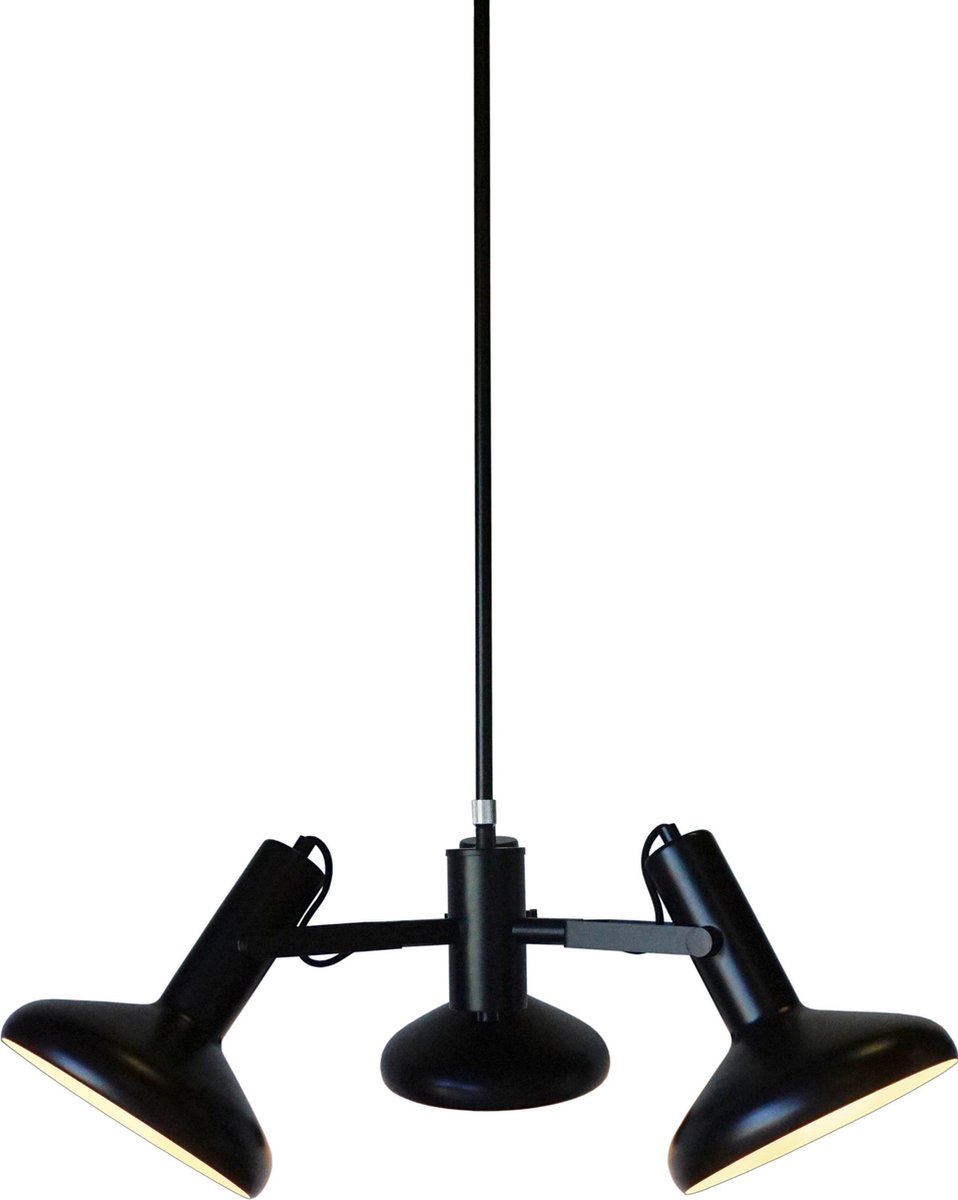Artdelight Vectro - Hanglamp - Ø 55 X 173 Cm - Zwart