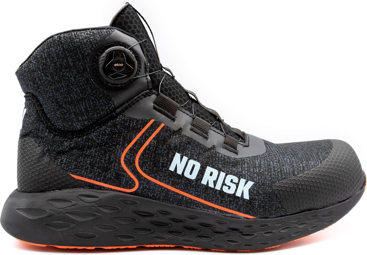 No Risk Centaurus 1049.31 ATOP Metaalvrij S1P | Oranje/Blauw | Maat 47 - 5607421067473