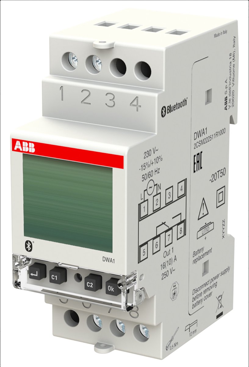 ABB DWA1 Schakelklok