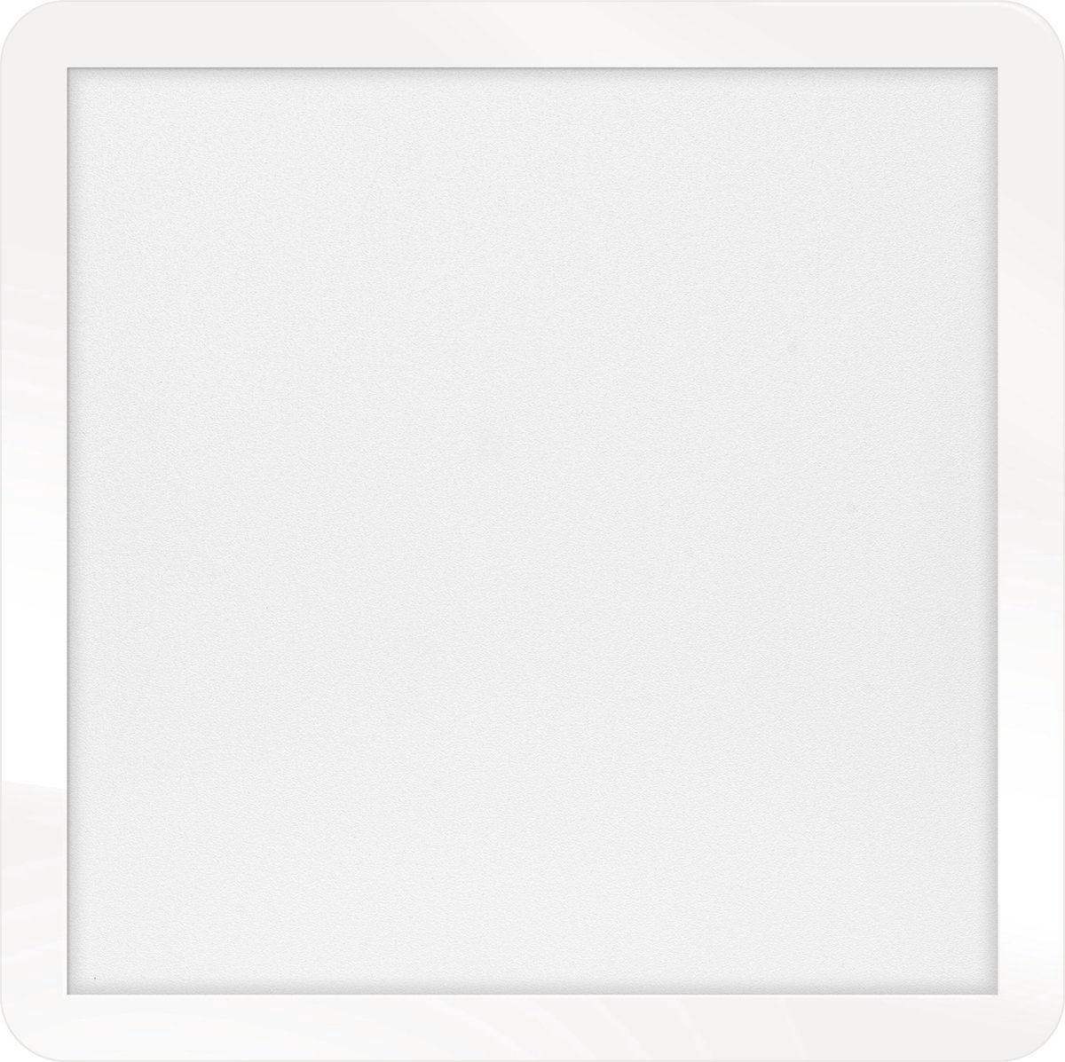 ETH Anne Square - Plafondverlichting - 40 X 40 X 2,7 Cm - 3 Stappen Dimbaar - 24W LED Incl. - IP44 - Wit