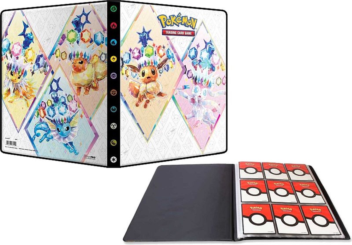 Pokemon TCG SV08.5 Prismatic Evolutions 9-Pocket Portfolio