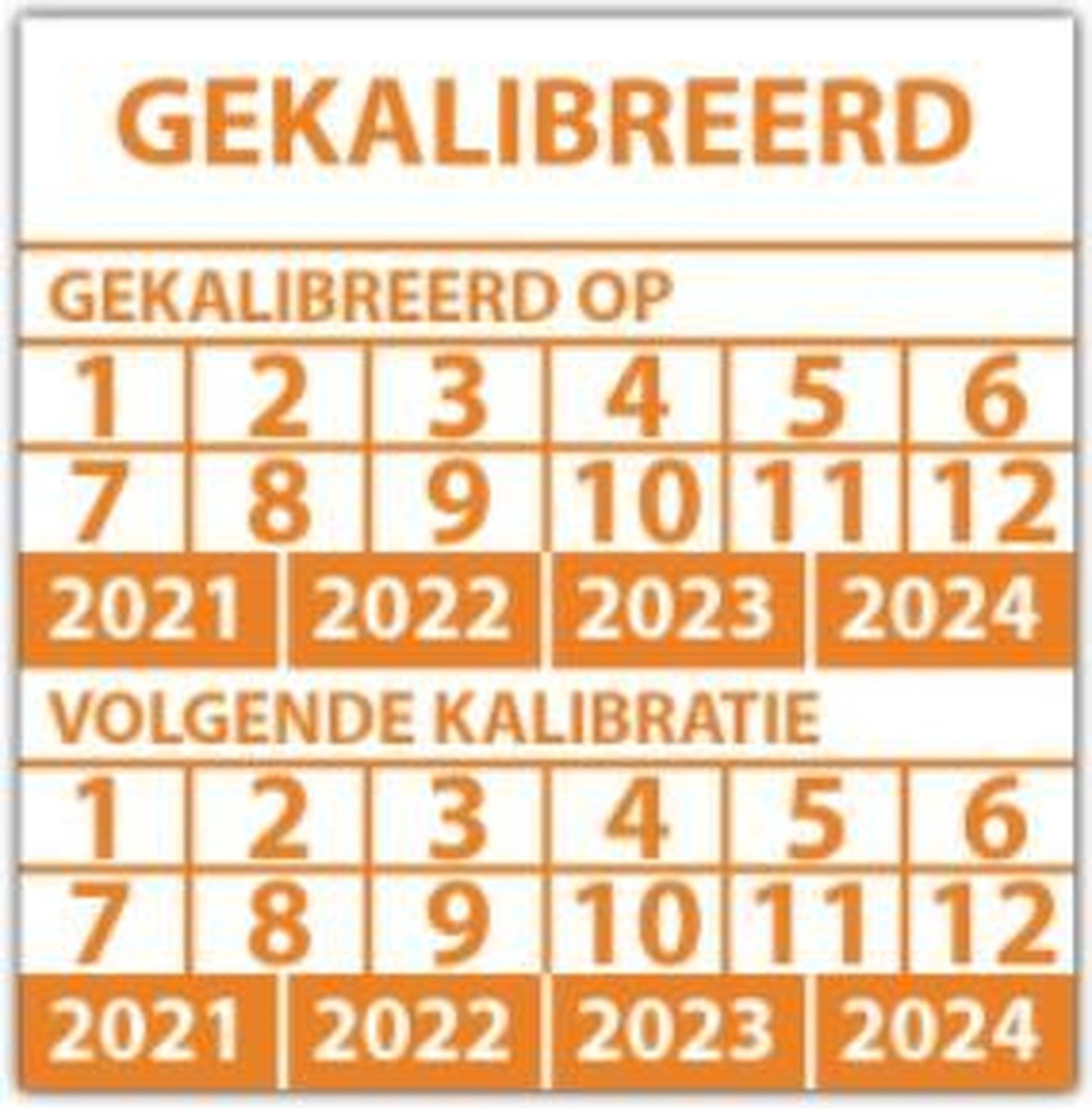 Keuringssticker goedgekeurd zonder datum rechthoek 50 x 25 mm - 500 stuks (op rol)