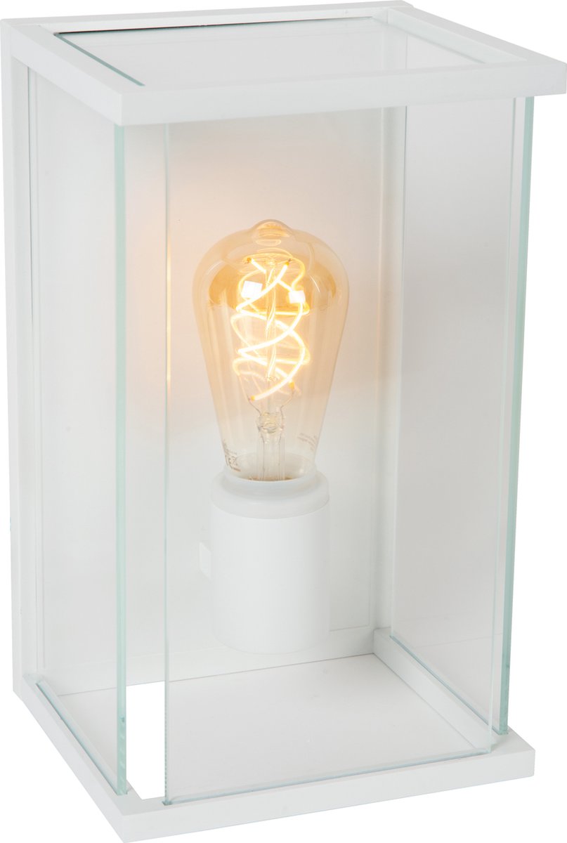 Lucide Claire - Buiten Wandverlichting - 17,6 X 18 X 30 Cm - IP54 - Wit