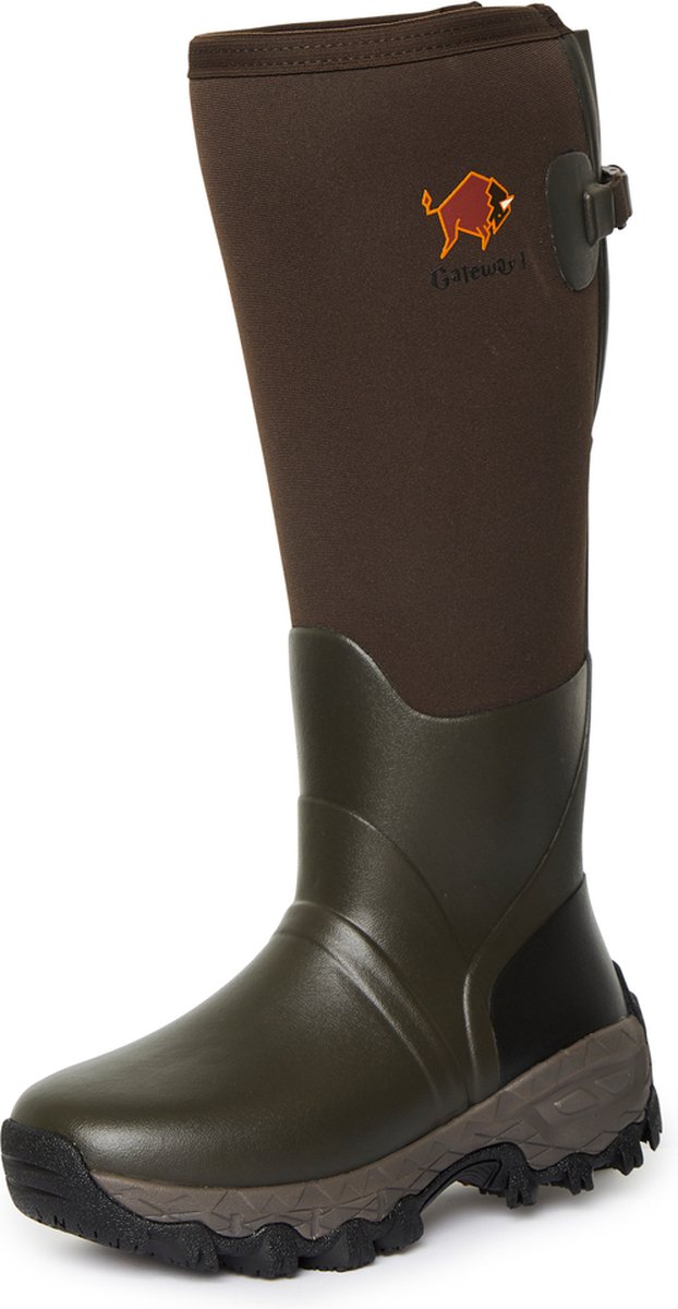 Gateway1® Dames laarzen Woodwalker Lady 17, donkerbruin, Maat: 42