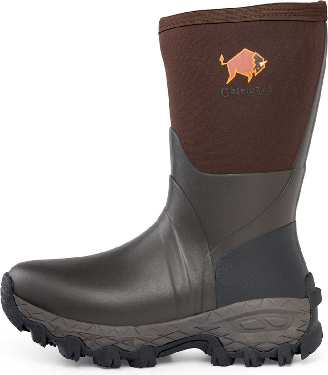 Gateway1® Laarzen Woodwalker 12, donkerbruin, Maat: 40, Unisex