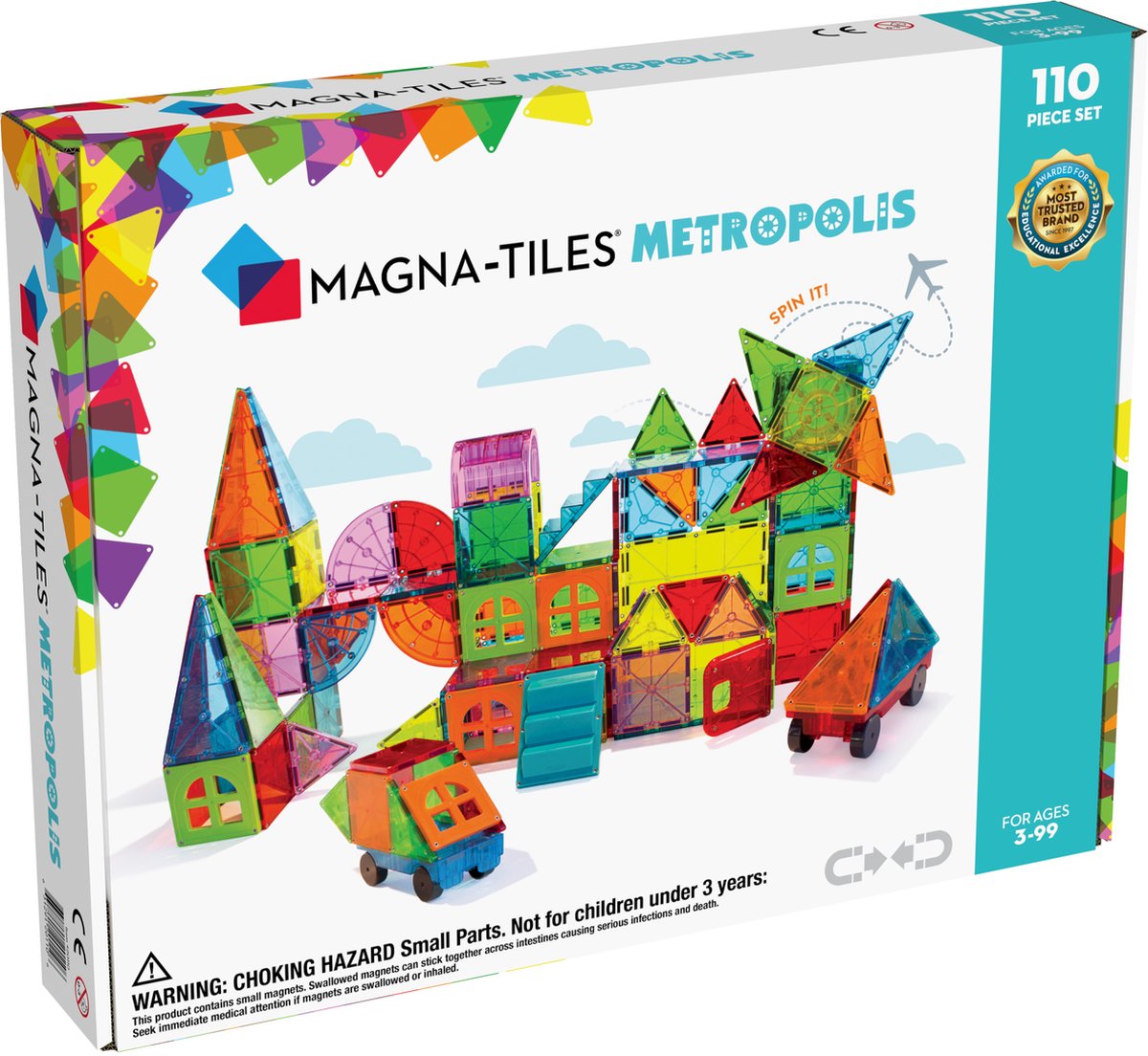 Magna-Tiles Metropolis 110 stuks