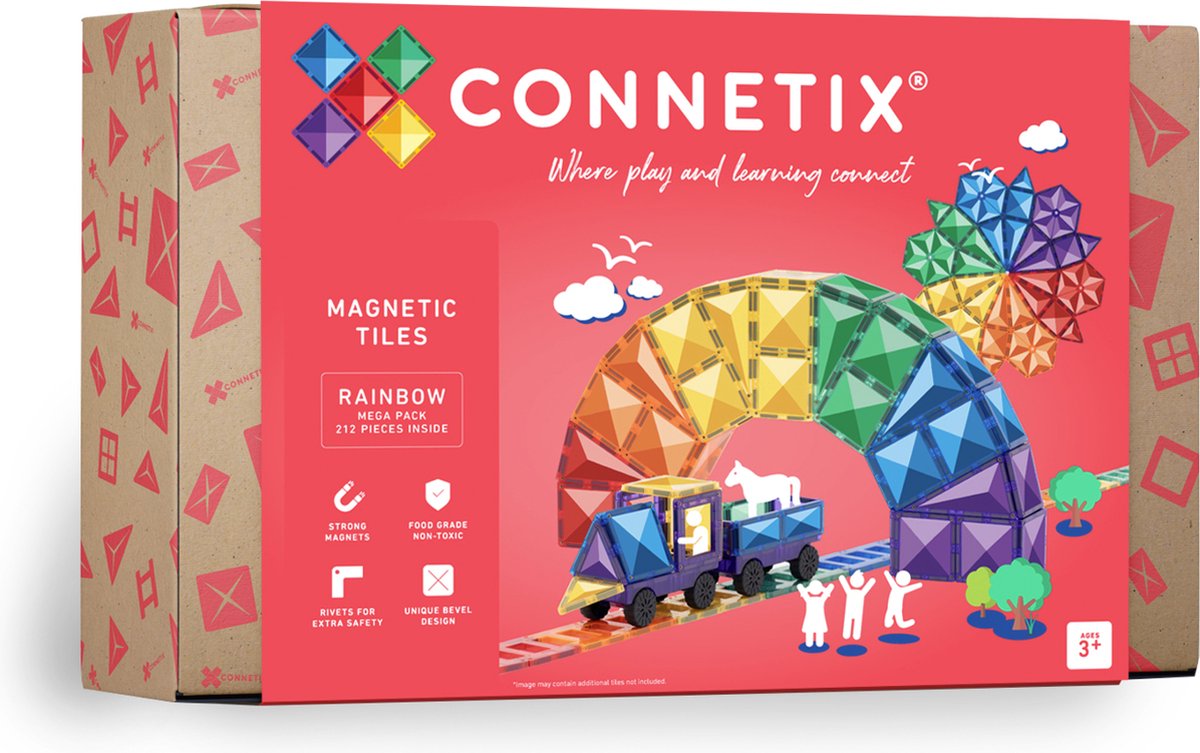 Connetix Mega 212 stuks