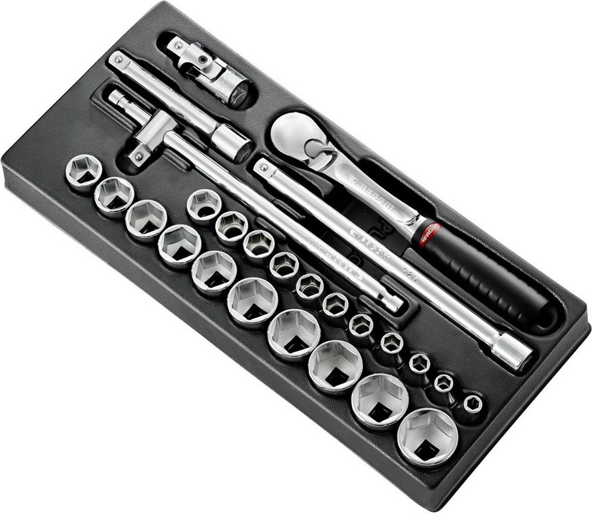 Facom module 1/2" doppen 6 kant en ratel sl.161b - l4 - MOD.SL161-46