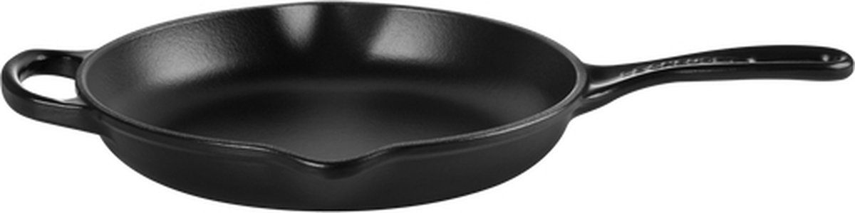 Le Creuset Skillet Signature - Mat Zwart - ø 20 cm - geëmailleerde anti-aanbaklaag