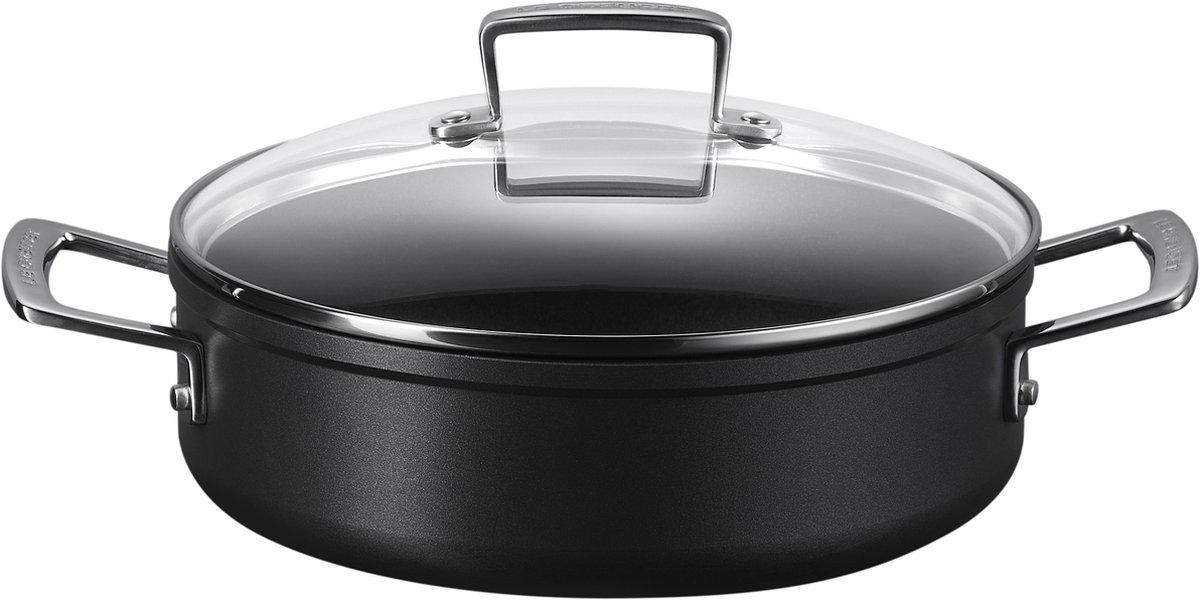 Le Creuset Provencaalse Hapjespan - Sauteuse - Les Forgées TNS - ø 24 cm / 3.3 liter - standaard anti-aanbaklaag