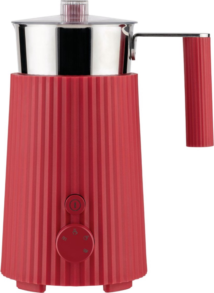 Alessi Melkopschuimer Plissé - Rood - Michele de Lucchi - MDL13 R