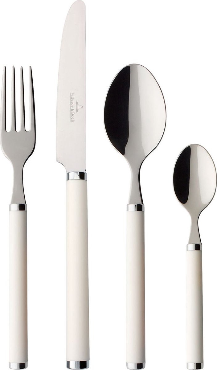 Villeroy & Boch Bestekset Play! - White Pearl - 24 delig / 6 personen