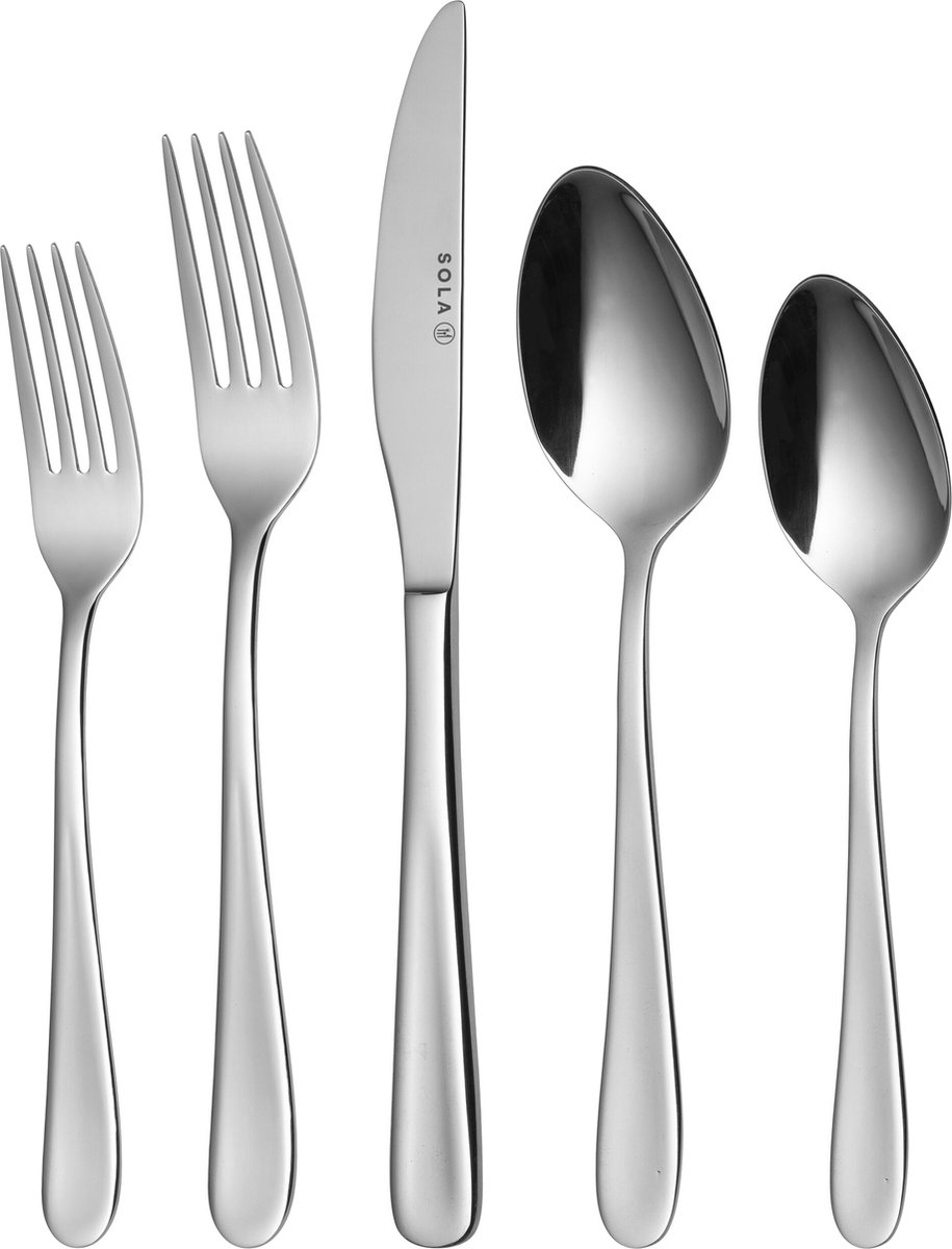 Sola Bestekset Florence - 18/10 RVS - 50 delig / 6 personen