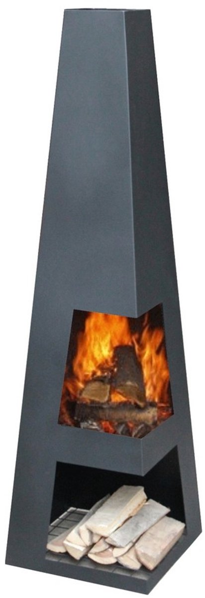 GardenMaxX Sanga Zwart Tuinhaard