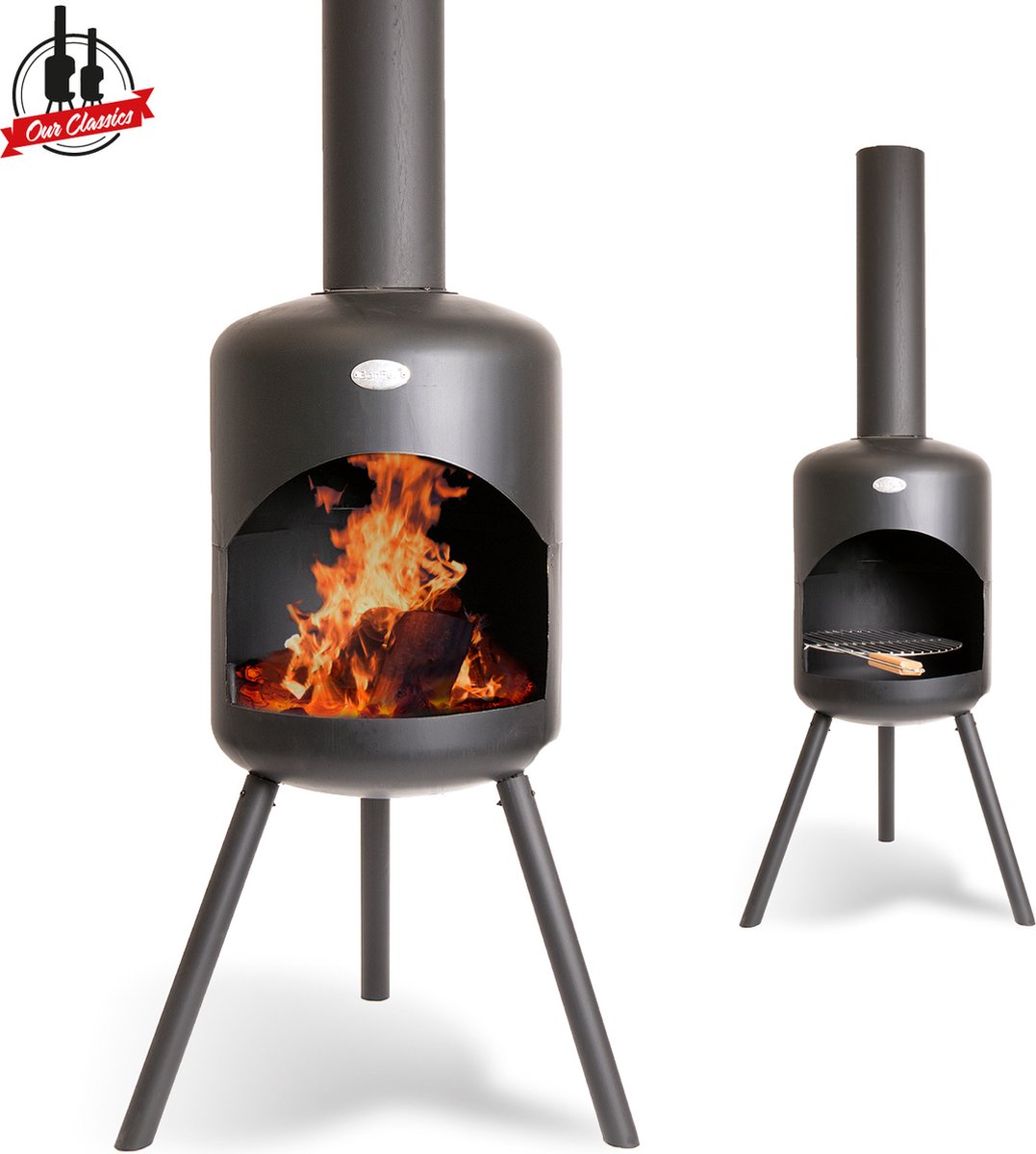 BonFeu BonSelo Zwart Tuinhaard