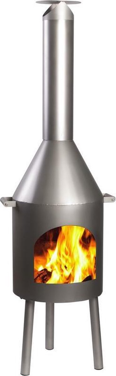 GardenMaxX Cotopaxi Inox Tuinhaard