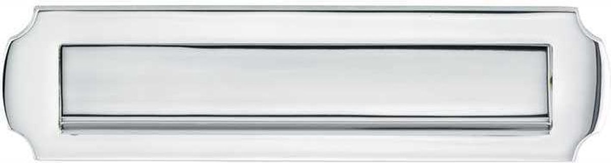 Artitec Brievenbus Briefplaat Art-Nouveau glans chroom