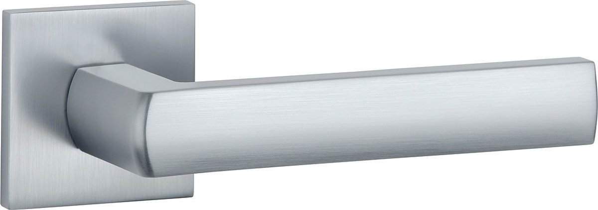 Aprile Massieve Deurkruk Hosta Mat Chroom Op Vierkant Rozet