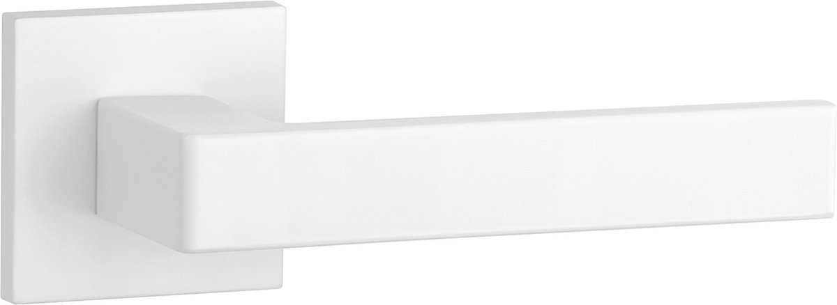 Aprile Massieve Deurkruk Sulla Mat Wit Op Vierkant Rozet