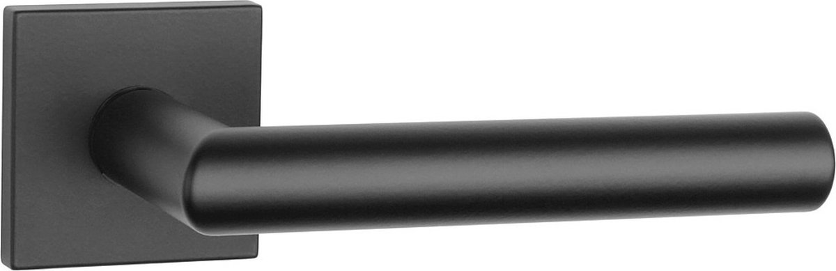 Aprile Massieve Deurkruk Arabis Mat Zwart Op Vierkant Rozet