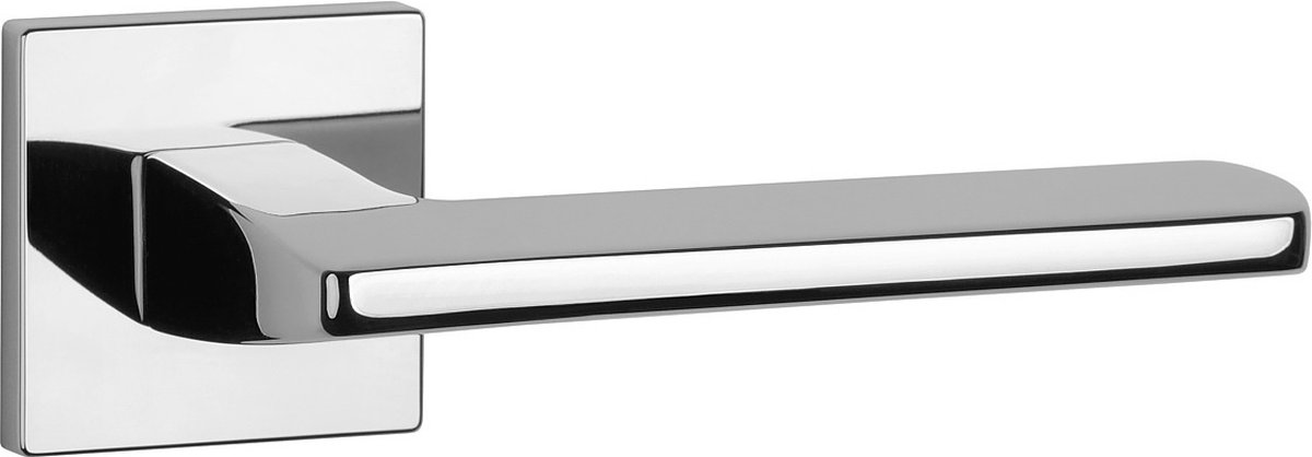 Aprile Massieve Deurkruk Yuka Vierkant Chroom Gepolijst Op Vierkant Rozet