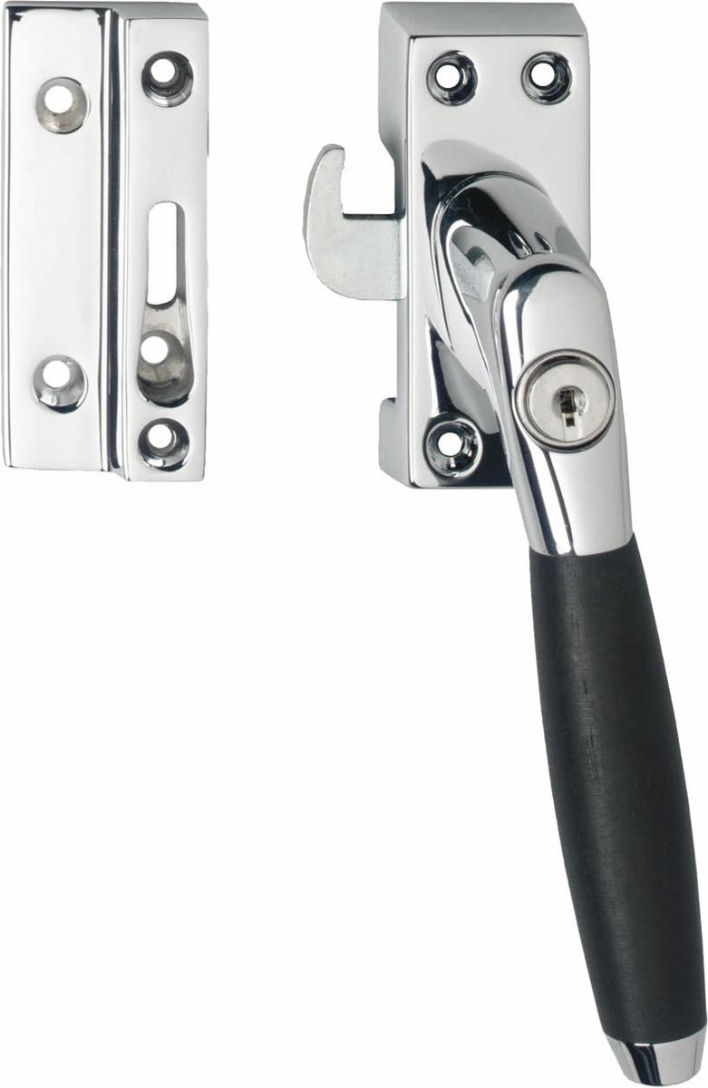 Intersteel | Raamsluiting Ton 400 | SKG* | Afsluitbaar | Rechts | Chroom/Ebbenhout