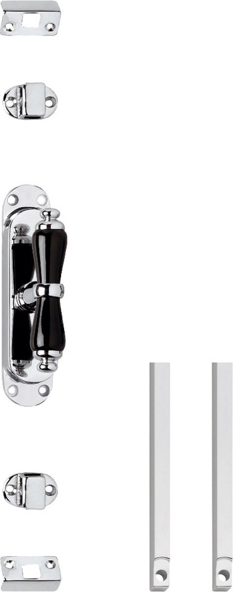 Intersteel | Kruk-espagnolet | Kruiskruk met stangenset 2x1250mm | Verchroomd