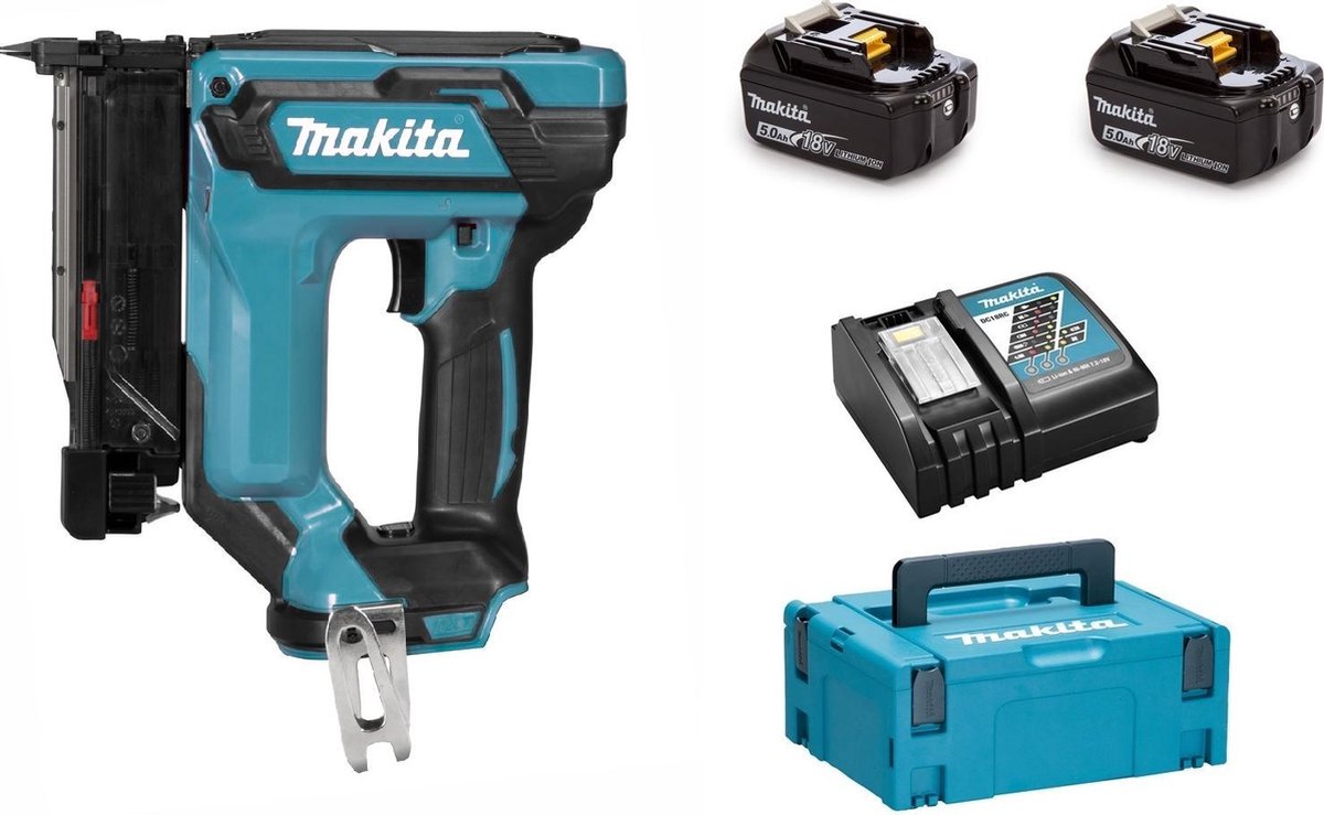 Makita DPT353RTJ Accu Pin Tacker 23Ga 18V 5.0Ah in Mbox