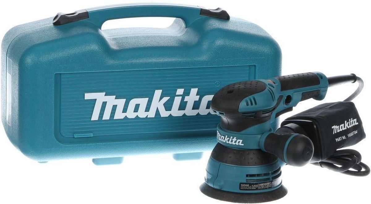 Makita BO5041K Excenter Schuurmachine Ø125mm 300W 230V in Koffer