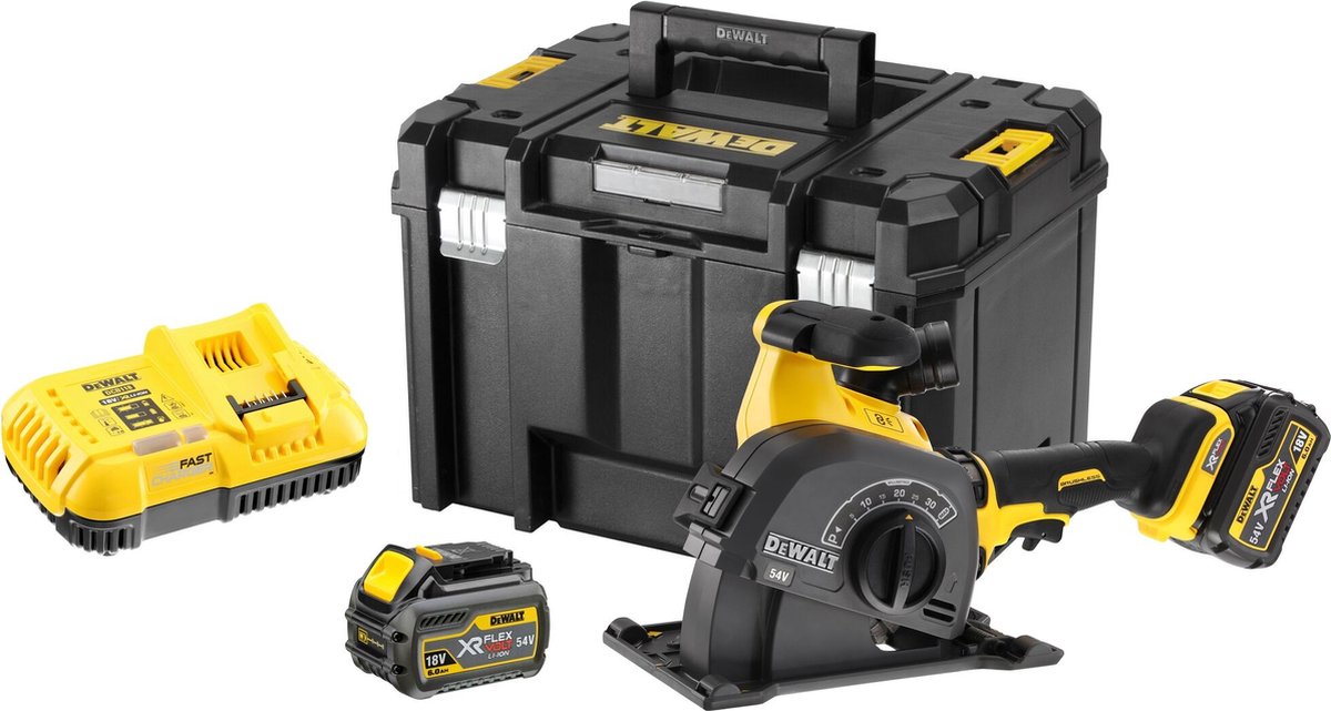 DeWALT DCG200T2 Accu Sleuvenfrees 54V XR FlexVolt 6.0Ah in TSTAK