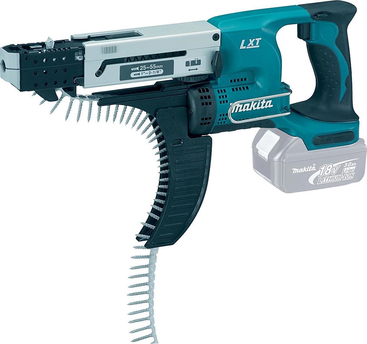 Makita DFR550Z Accu Schroefautomaat 25-55mm 18V Basic Body