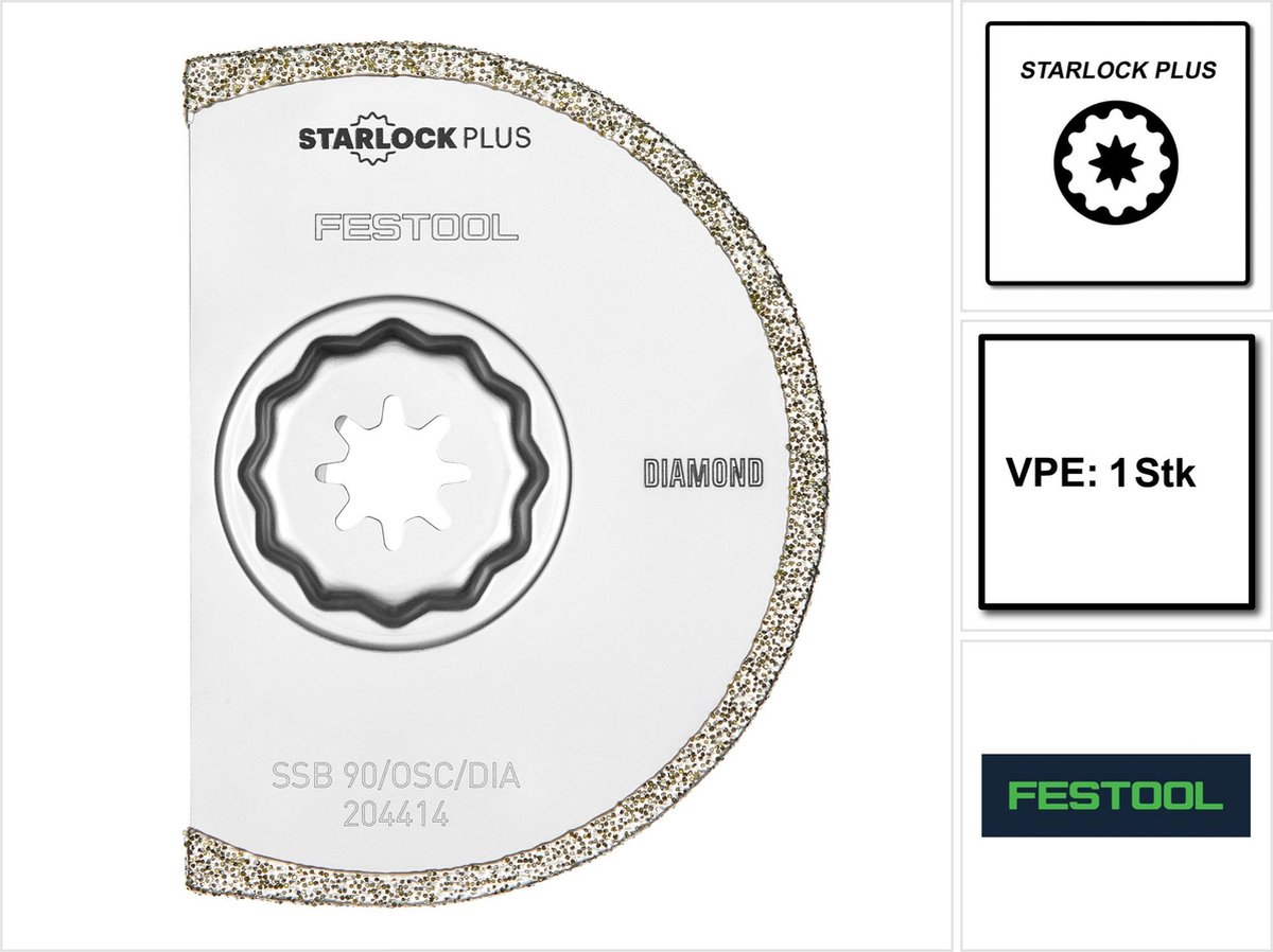 Festool SSB 90/OSC/DIA Diamant-zaagblad VE=1 - 204414