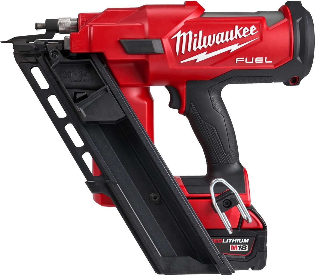 Milwaukee M18 FUEL™ FFNS-502C Accu Constructie Tacker enkelschot 18V 5.0Ah in koffer - 4933478302