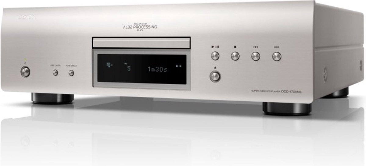 Denon: DCD-1700NE CD-speler - Zilver