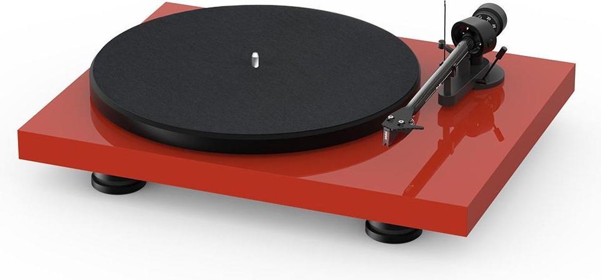 Project: Debut Carbon Evo Platenspeler - High Gloss Rood