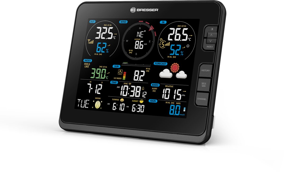 BRESSER extra / vervangend basisstation voor WSX3001 Profi WLAN-weerstation